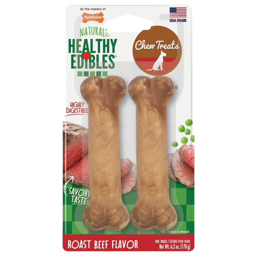 Nylabone Healthy Edibles All-Natural Long Lasting Chew Treats