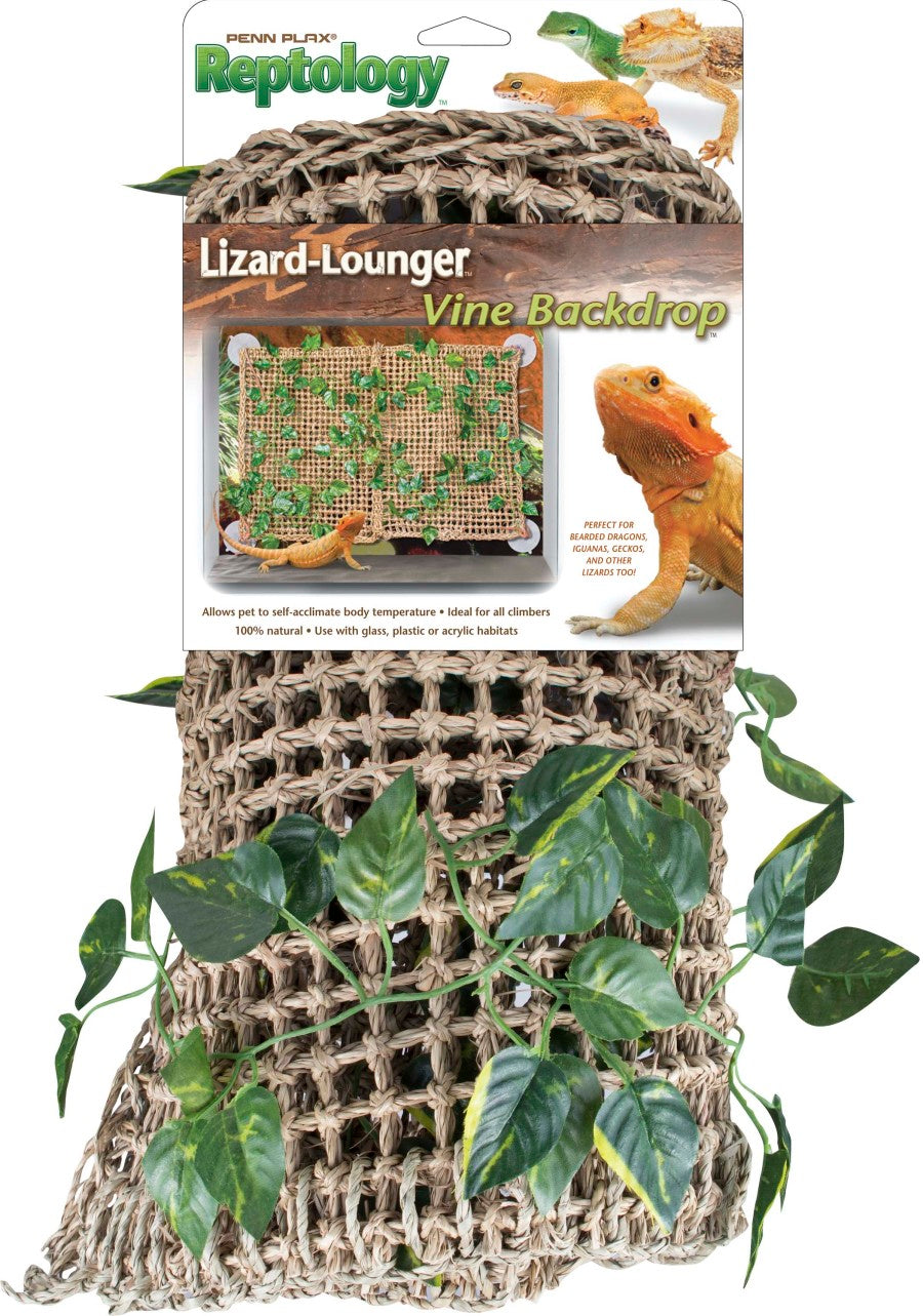 Penn-Plax Lizard Lounger Basking Platform with Vines