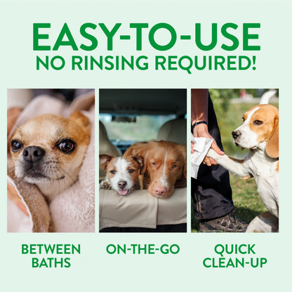 TropiClean Papaya & Coconut All-Purpose Pet Wipes.