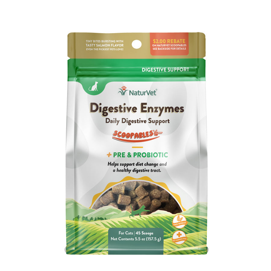 NaturVet Scoopables Digestive Enzymes for Cats