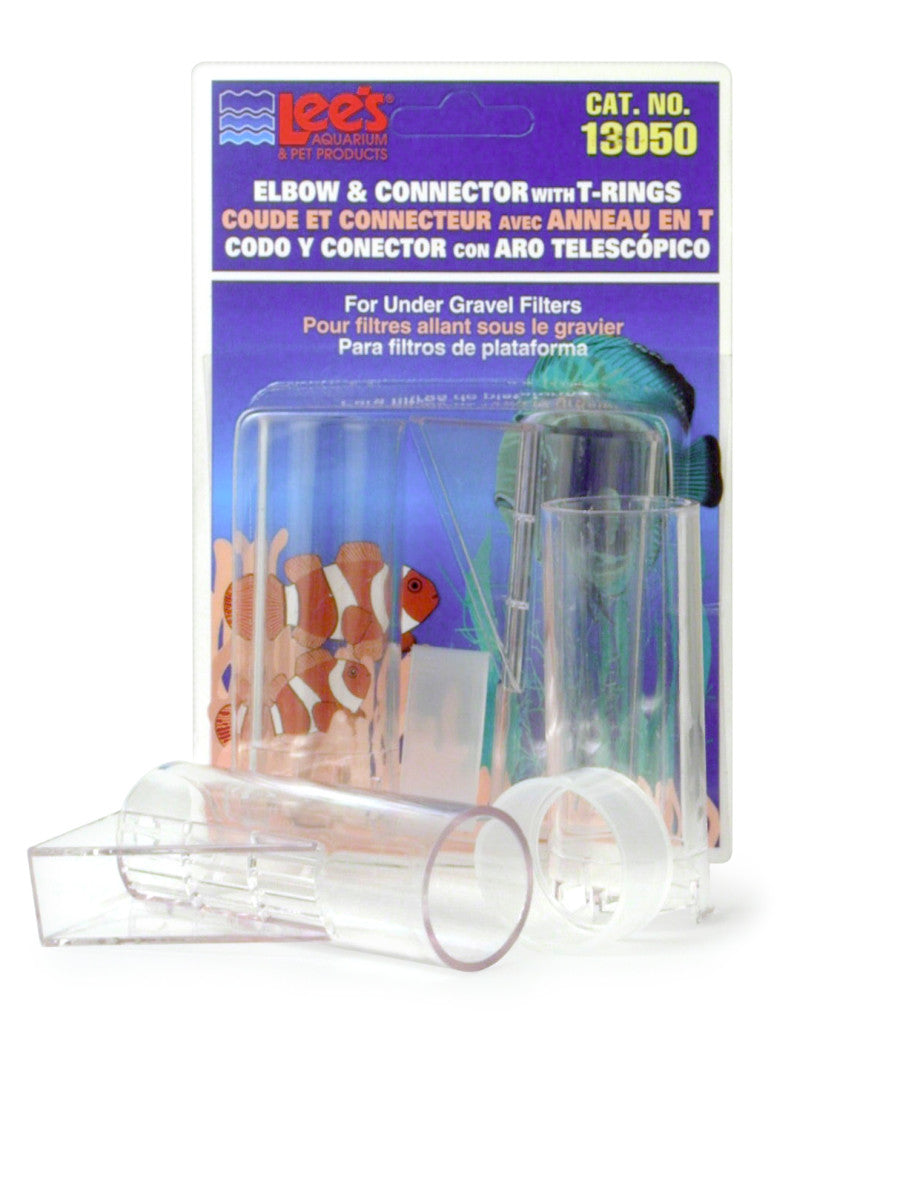 Lee's Aquarium & Pet Products Elbow and Plate Connector for Filters