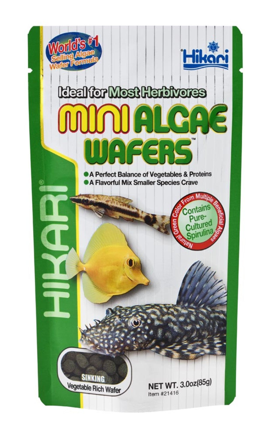 Hikari USA Algae Wafers Sinking Wafer Fish Food