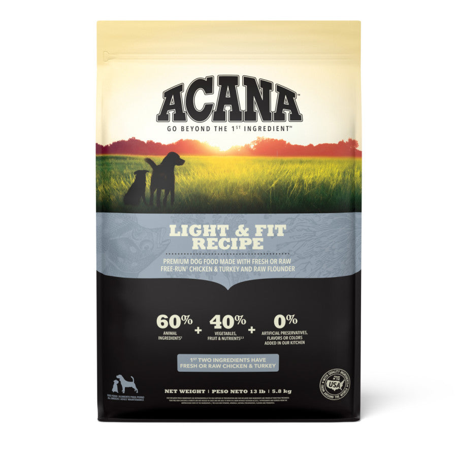 ACANA Light & Fit Adult Dry Dog Food Chicken & Turkey