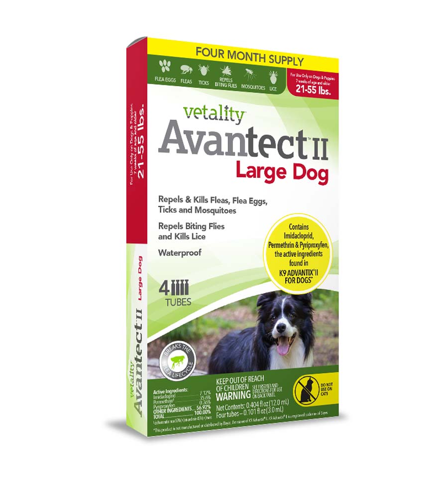 Vetality Avantect II Flea & Tick For Dogs