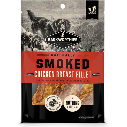 Barkworthies Smoked Chicken Breast Fillet Dog Treat