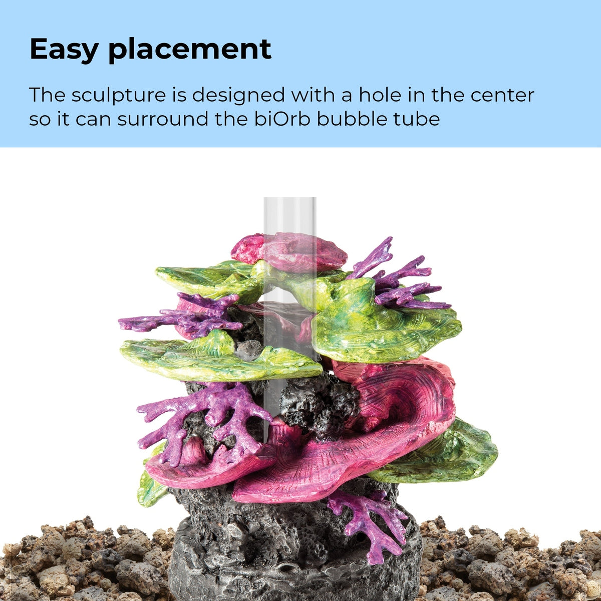 biOrb Coral Ridge Ornament Green-Purple BiOrb
