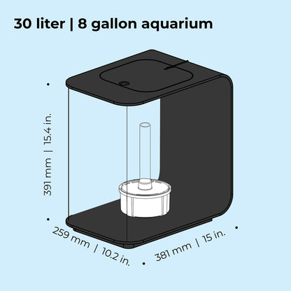 biOrb FLOW 30 Aquarium with MCR LED - 8 gallon