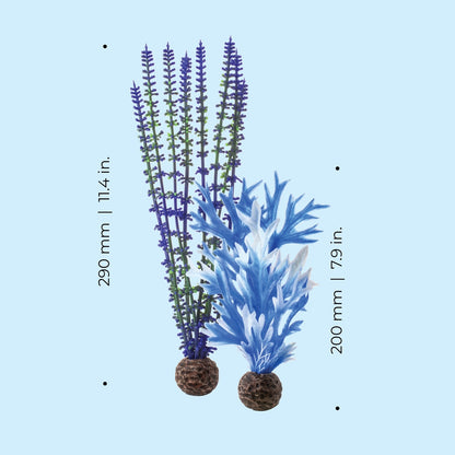 biOrb Medium Blue & Purple Plant Set