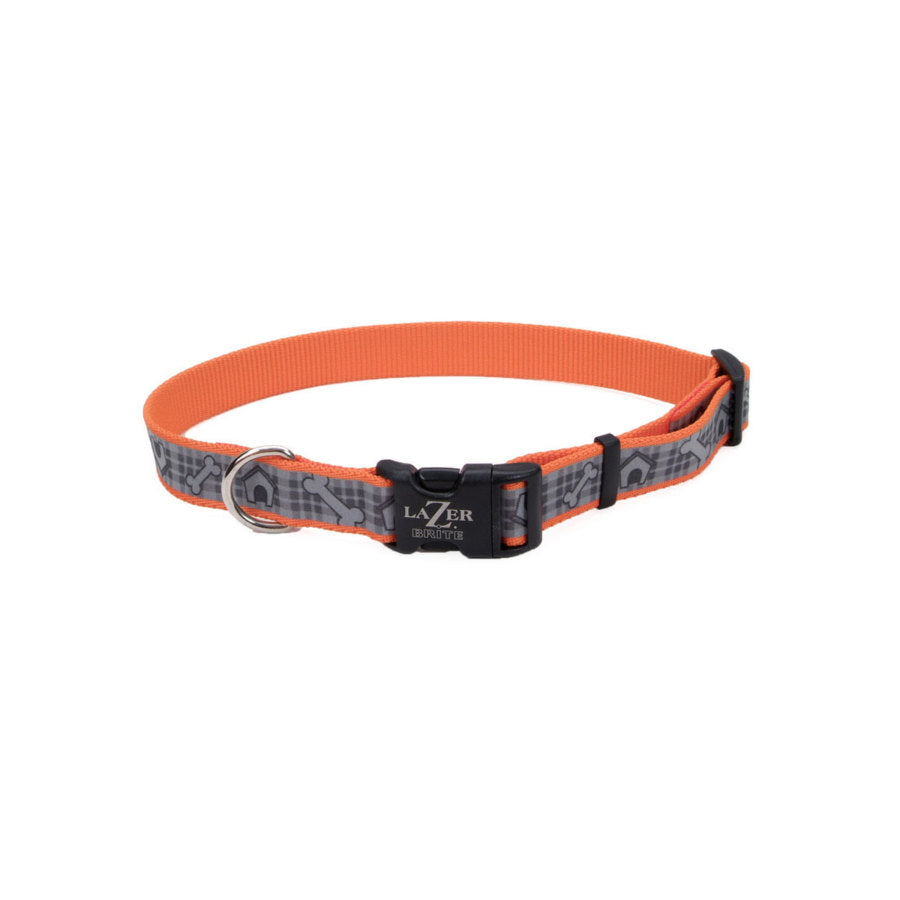 Lazer Brite Reflective Adjustable Dog Collar