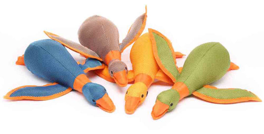 Multipet Dazzler Flying Dog Toy Duck