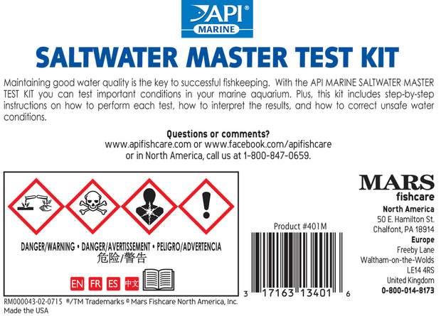 API Saltwater Master Test Kit