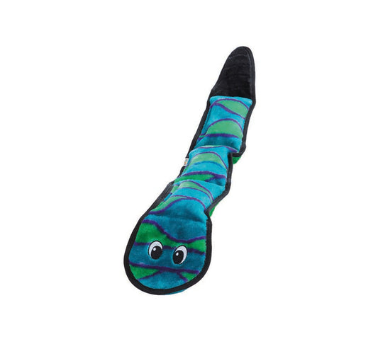 Outward Hound Invincibles Dog Toy Snake 3 Squeakers
