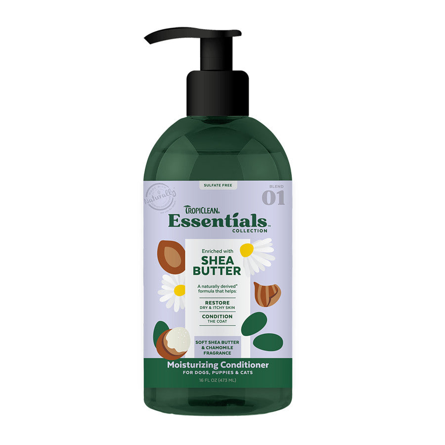 TropiClean Essentials Shea Butter Conditioner for Dogs