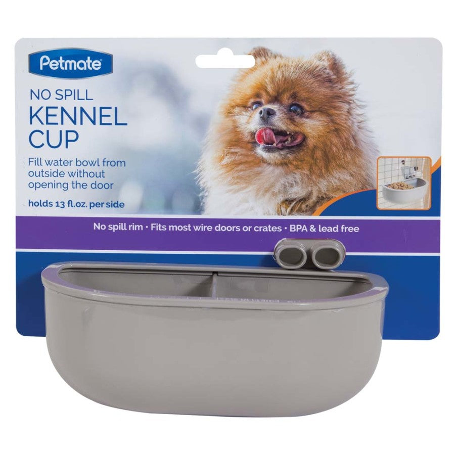 Petmate No Spill Kennel Cup Double