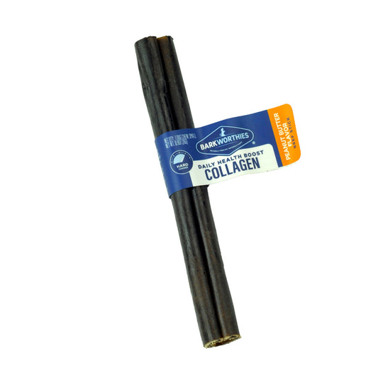 Barkworthies Collagen Stick Dipped in Peanut Butter Dog Treat