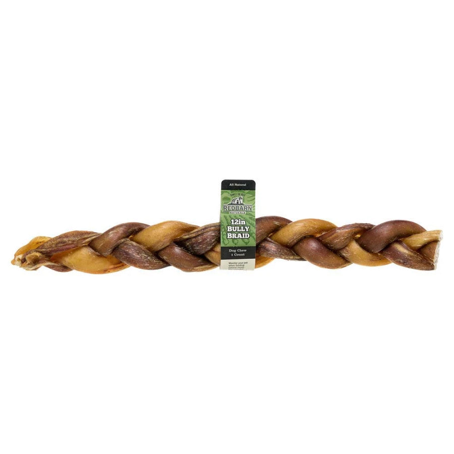 Redbarn Pet Products Braided Bully Stick Dog Treat