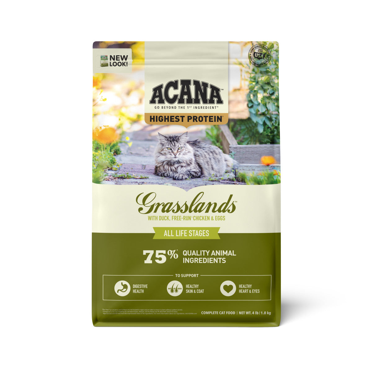 Acana Highest Protein Grassland Dry Cat Food