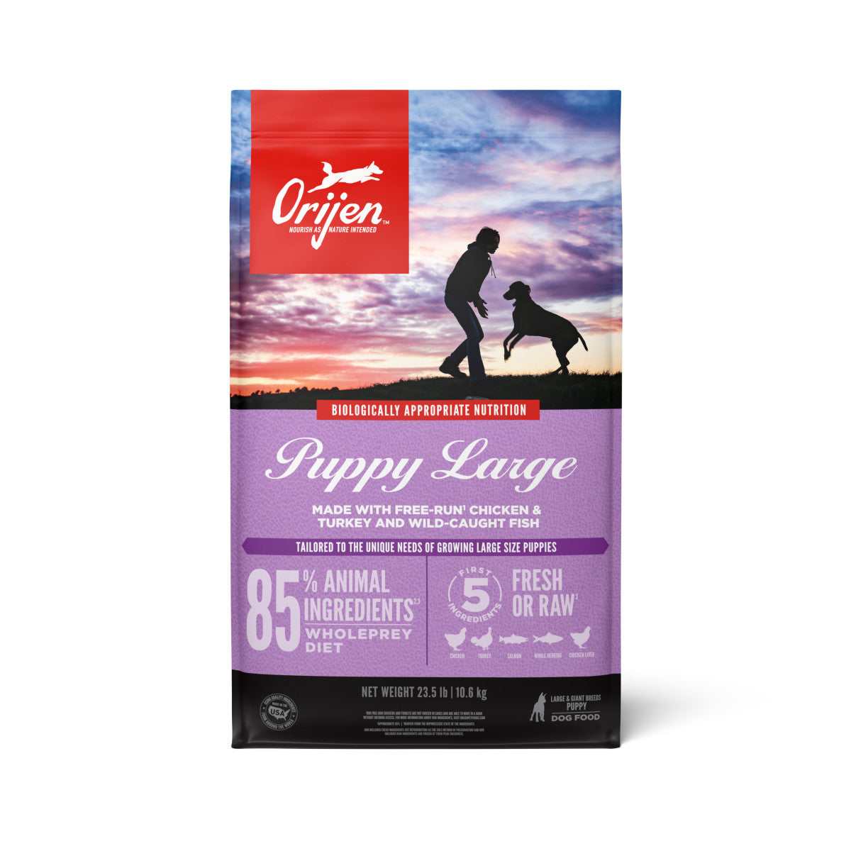Orijen Large Breed Grain Free Fresh or Raw Dry Puppy Food