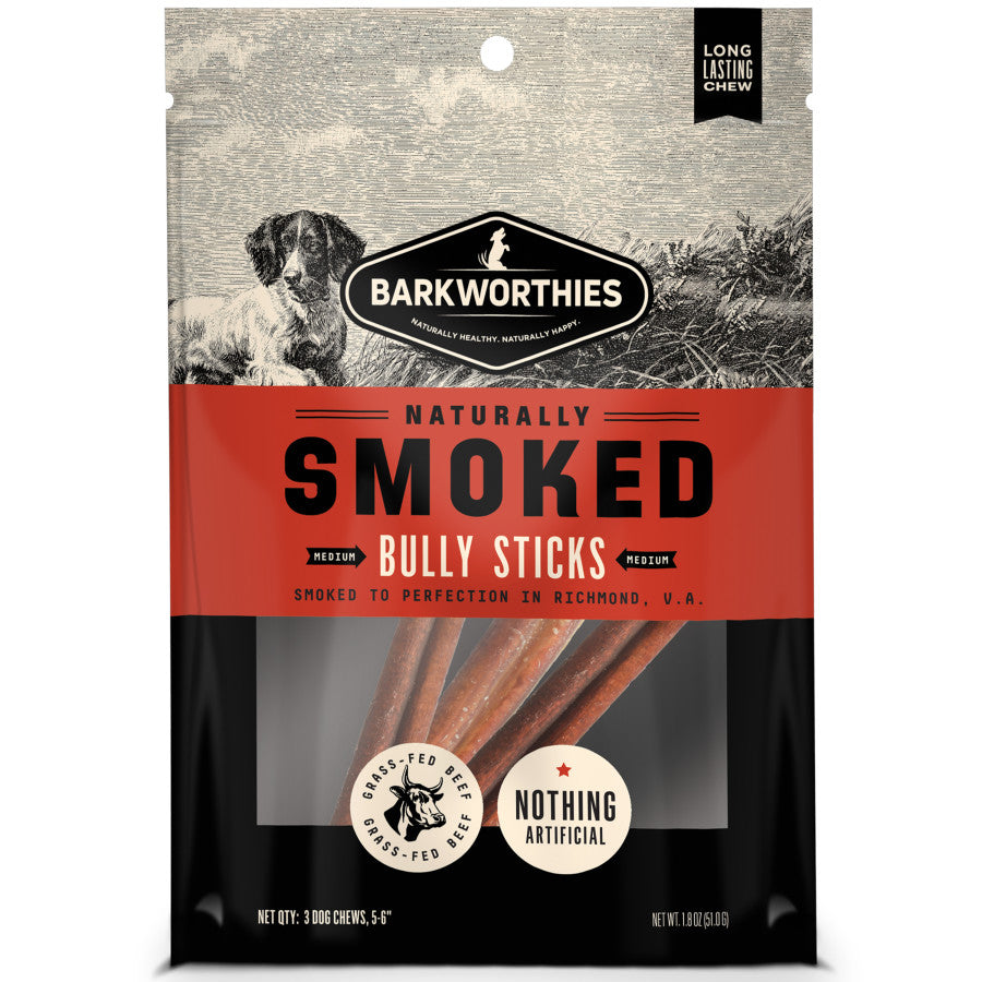 Barkworthies Smoked Bully Sticks Dog Treat