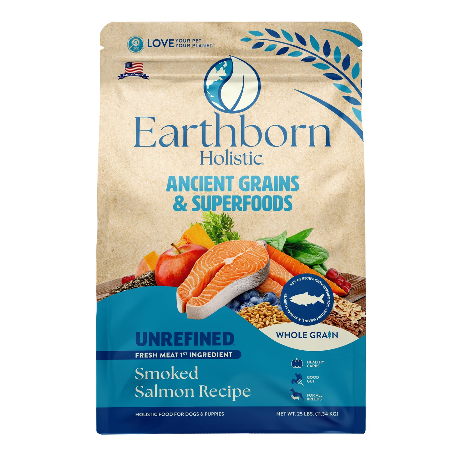 Earthborn Holistic Unrefined Ancient Grains and Superfoods Dry Dog Food