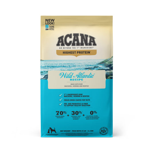 ACANA Highest Protein Wild Atlantic Dry Dog Food Mackerel