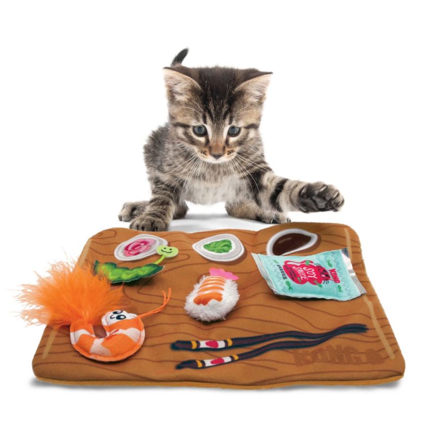 KONG Pull-A-Partz Sushi Cat Toy