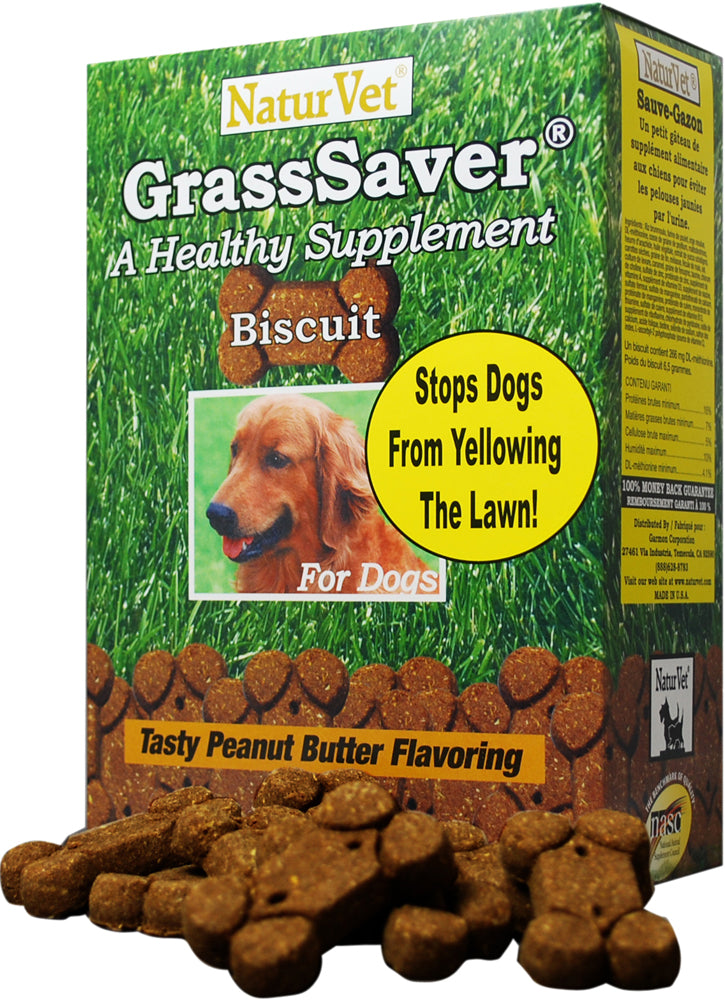 NaturVet GrassSaver Dog Biscuits