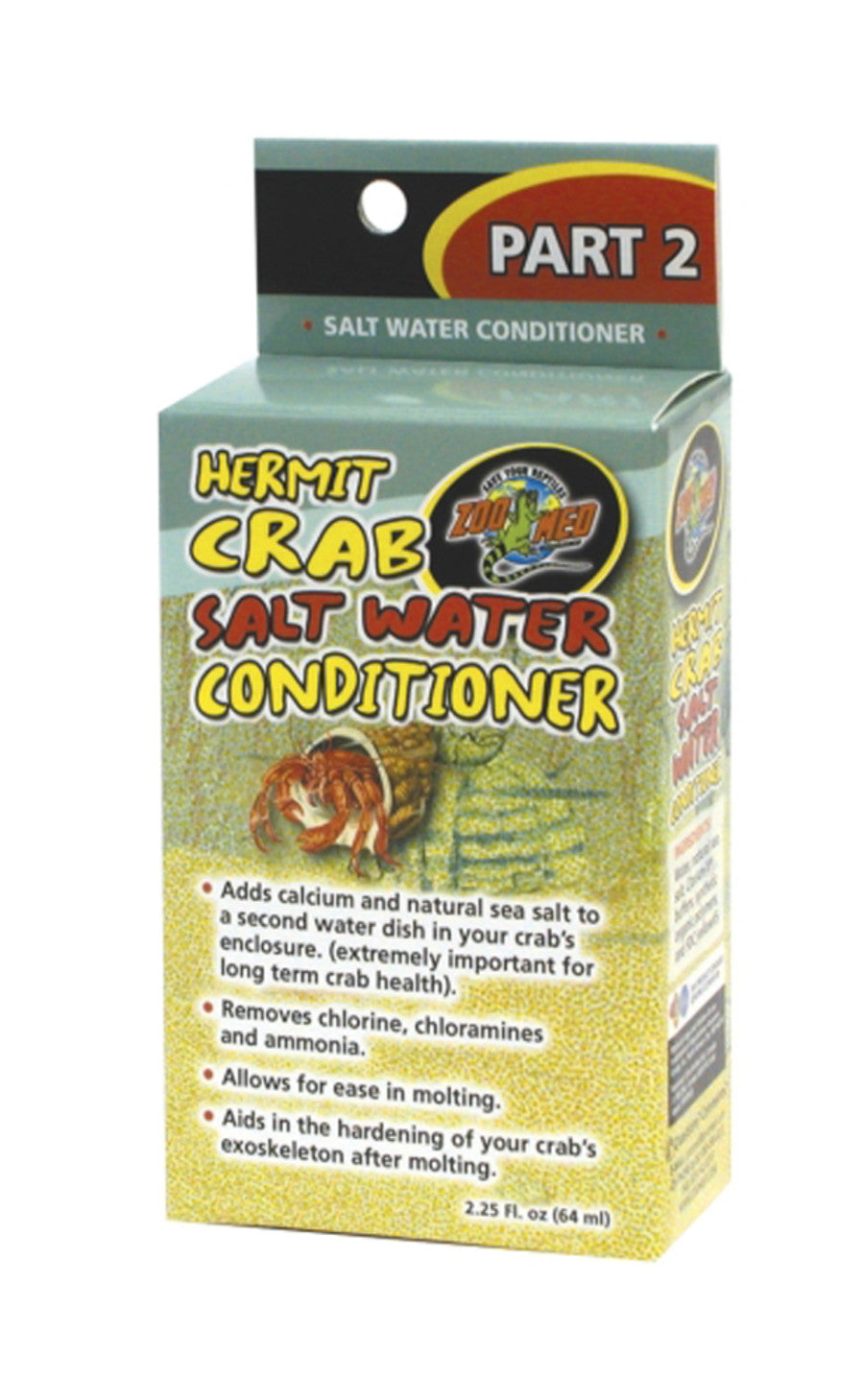 Zoo Med Hermit Crab Salt Water Conditioner Parr 2