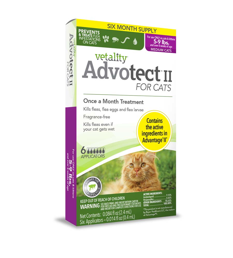 Vetality Advotect II Cat Flea Treatment