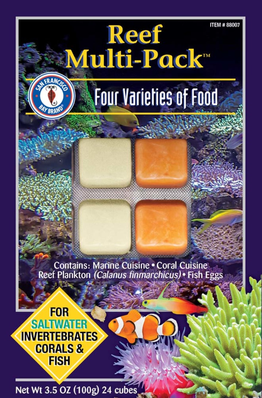 San Francisco Bay Brand Reef Multi-Pack Frozen Fish Food