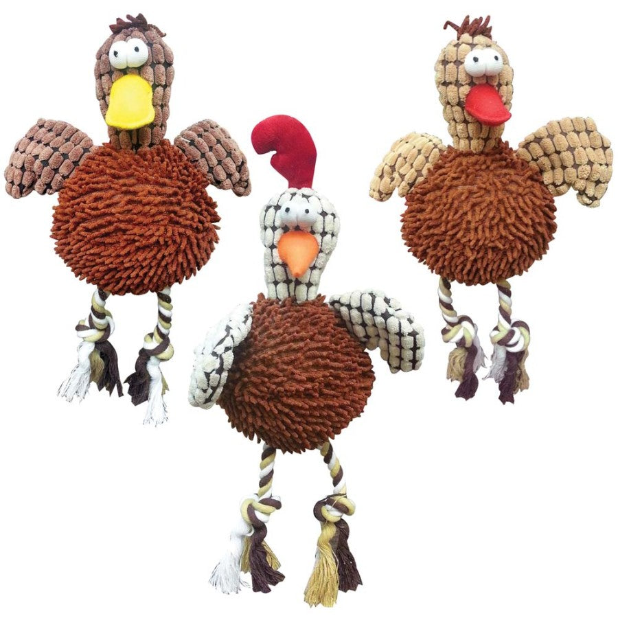 Spot Giggler Plush Dog Toy Chicken
