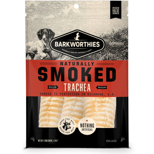 Barkworthies Smoked Trachea Dog Treat