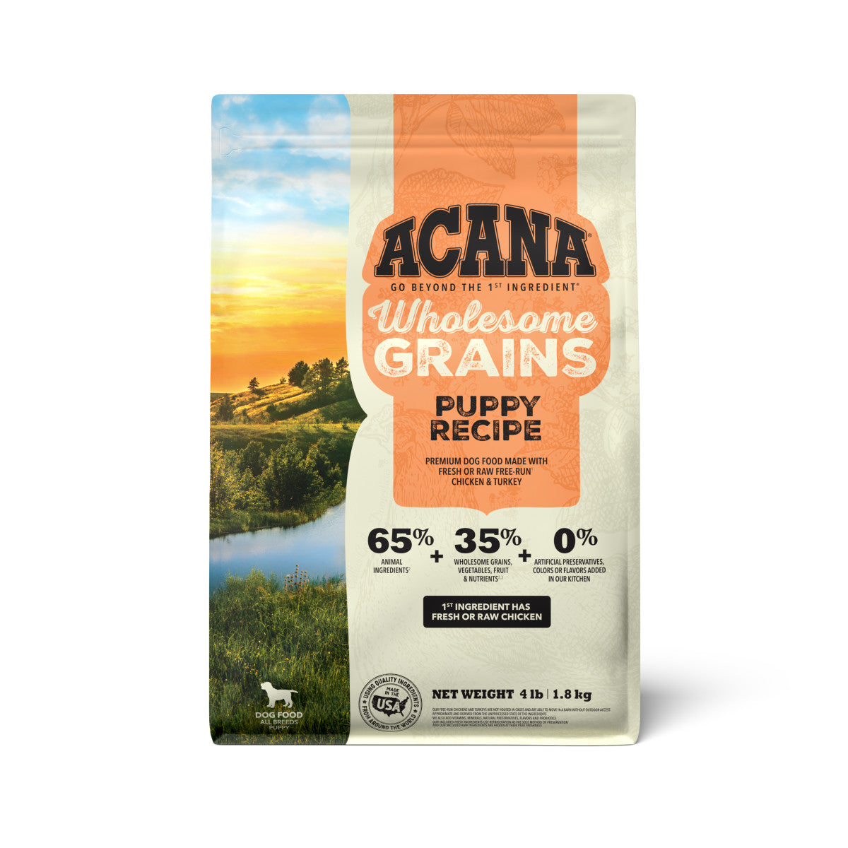 Acana Wholesome Grains Free-Run Poultry and Grains Dry Dog Food