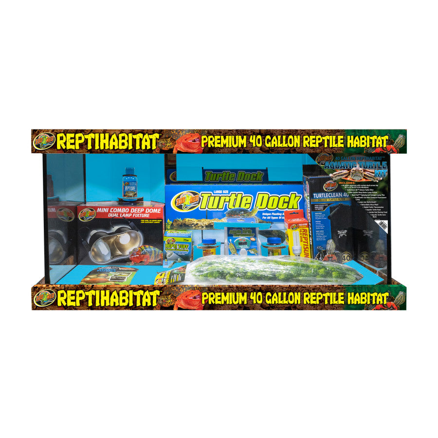 Zoo Med ReptiHabitat Premium Aquatic Turtle Kit