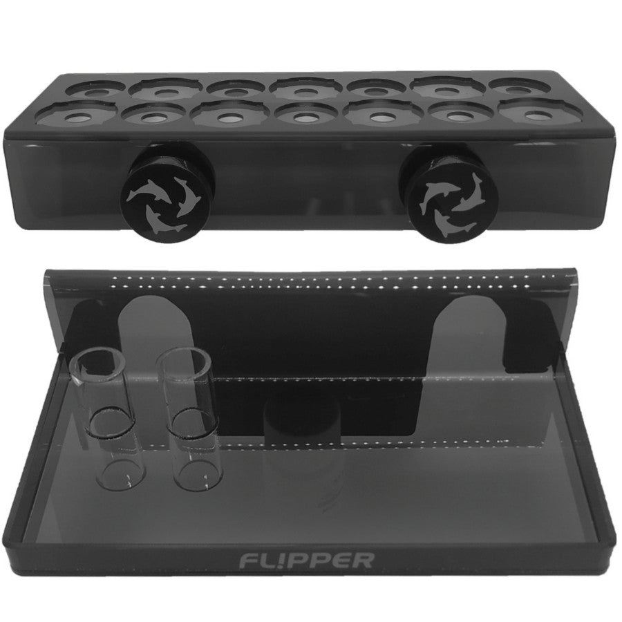 Flipper Cleaner Frag Station with Clip-On Utility Shelf Magnetic