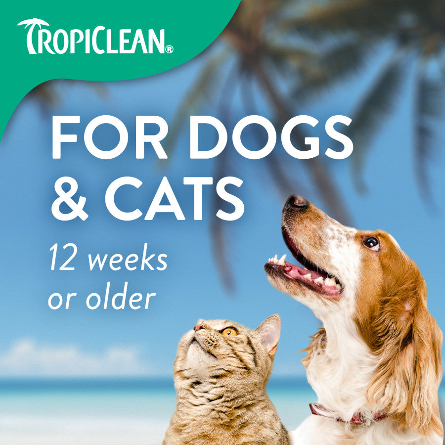 TropiClean Watermelon 2-in-1 Refreshing Pet Wipes.