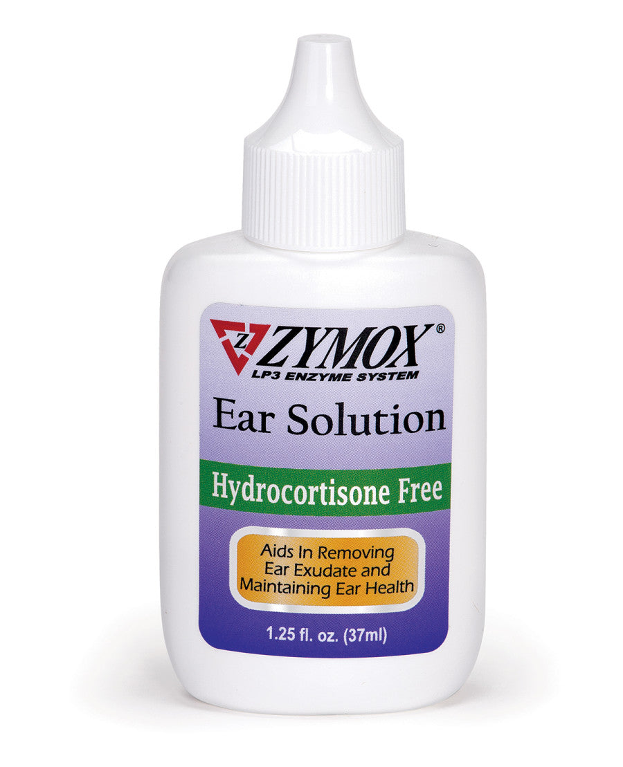 Zymox Ear Solution without Hydrocortisone 1.25oz