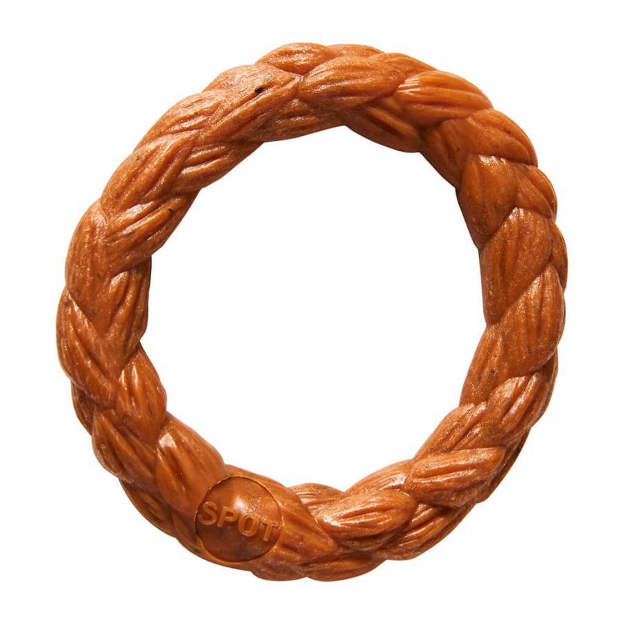 Bam-Bone Braid Ring Dog Toy