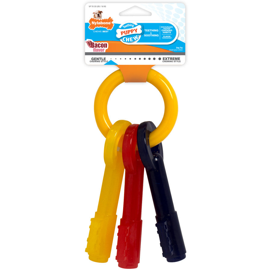 Nylabone Puppy Chew Teething Keys Dog Chew Toy