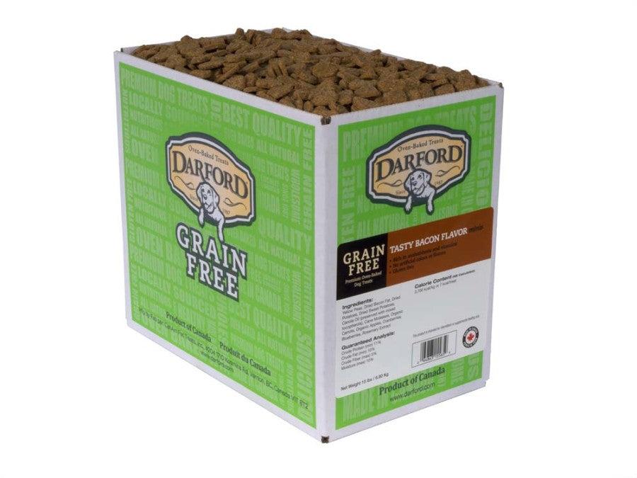 Darford Oven Baked Grain Free Dog Treats Tasty Bacon