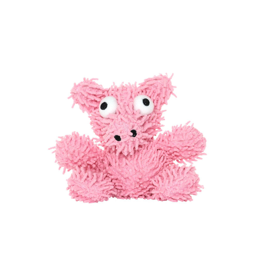 Mighty Jr Microfiber Ball Pig Durable Squeaky Dog Toy w/Minimal Stuffing