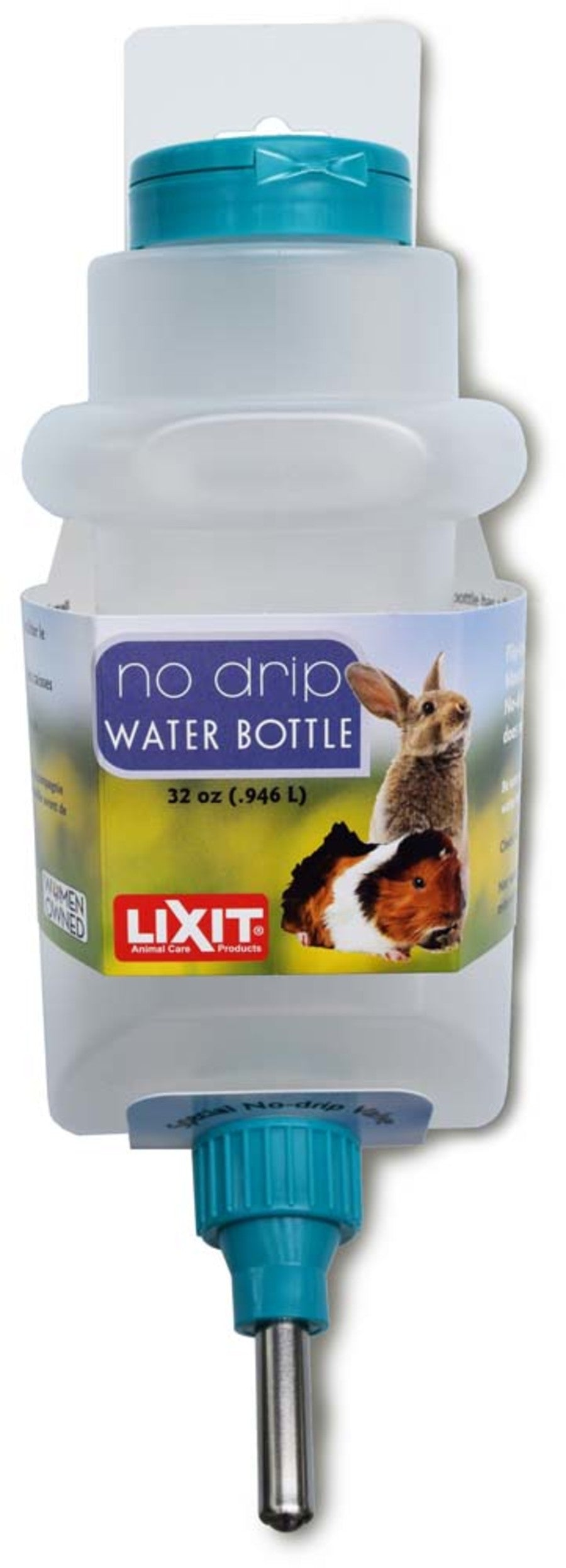 Lixit No Drip Top Fill Water Bottle Rabbit and Guinea Pig