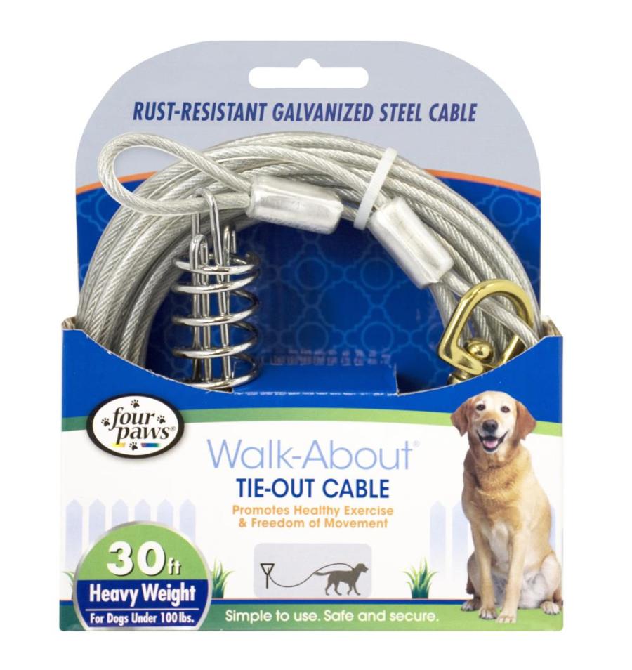 Four Paws Heavy Weight Dog Tie Out Cable