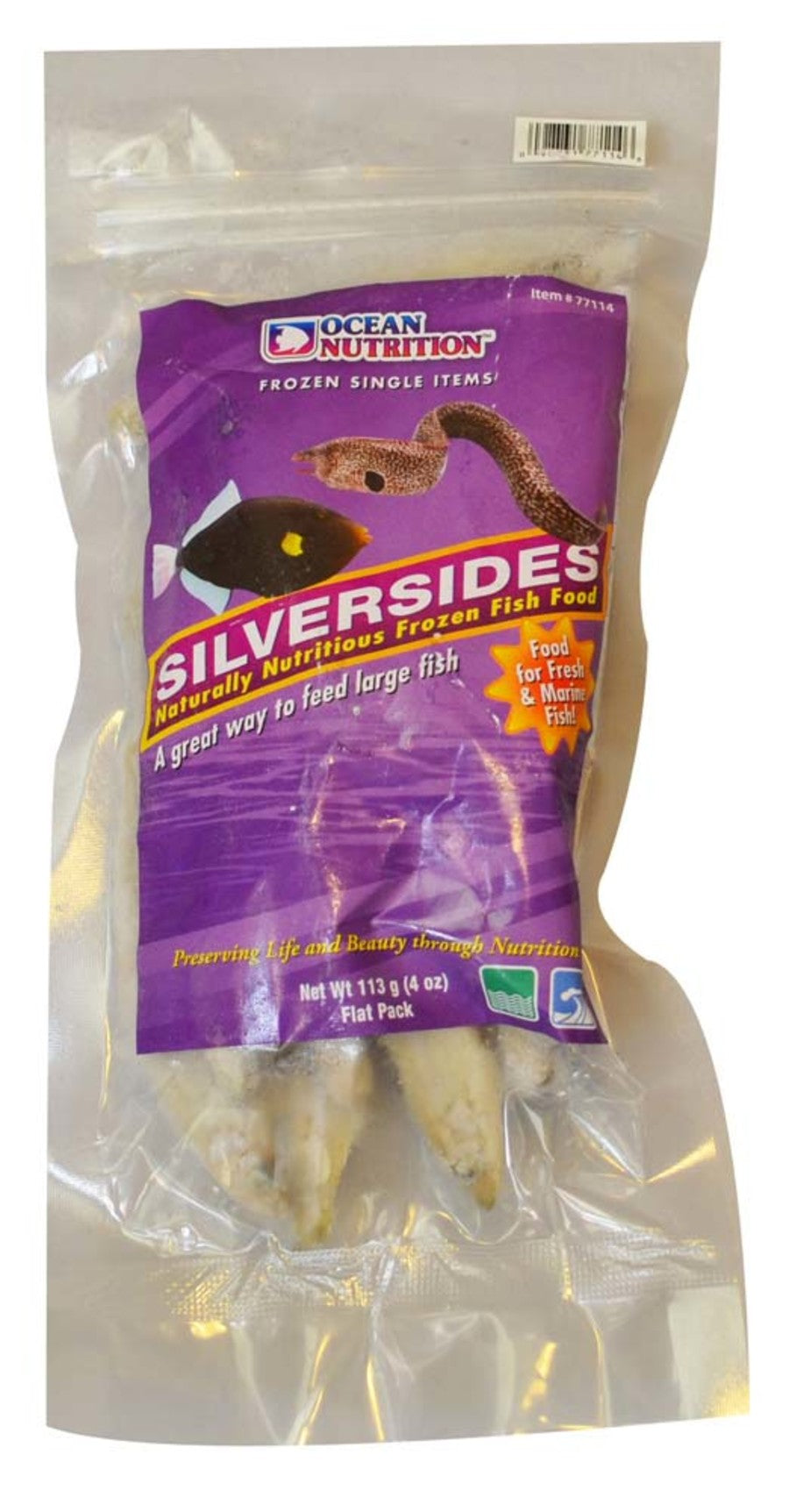Ocean Nutrition Silversides Frozen Fish Food
