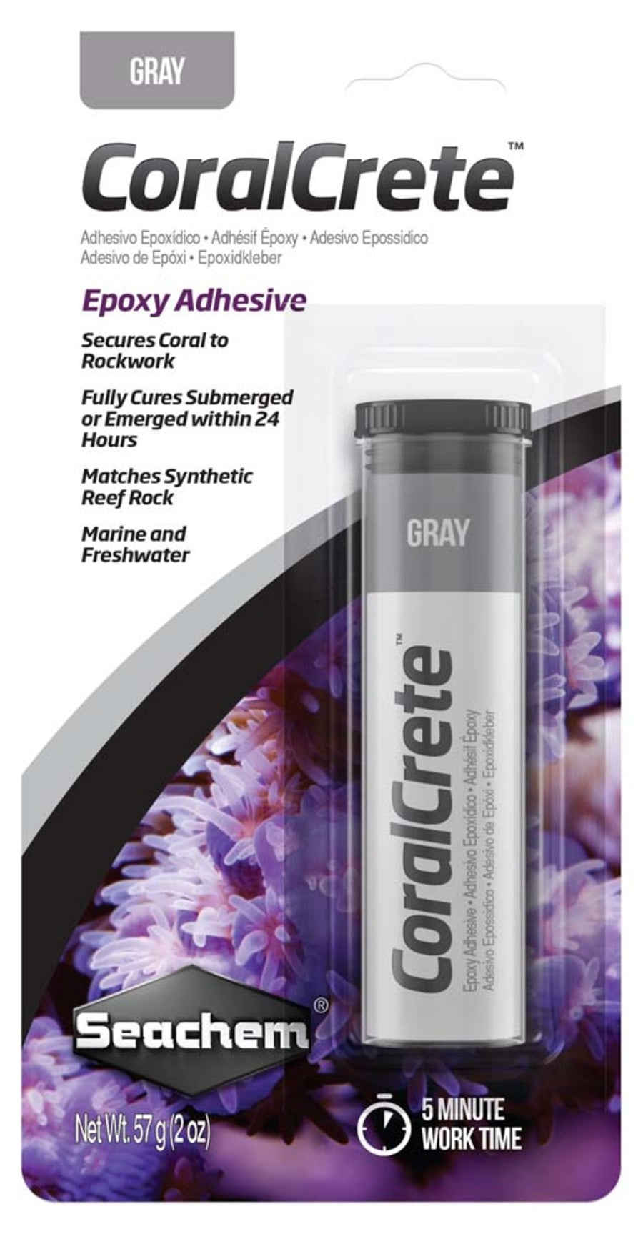 Seachem Laboratories CoralCrete Epoxy Adhesive