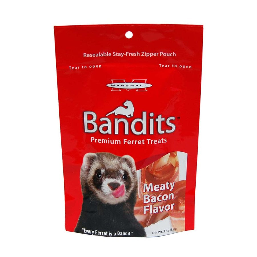 Marshall Pet Products Bandits Ferret Treat Meaty Bacon