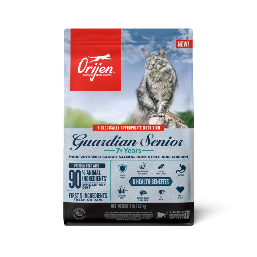 Orijen Guardian Senior 7+ Grain Free Fresh or Raw Dry Cat Food