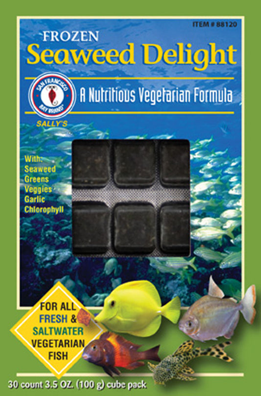 San Francisco Bay Brand Seaweed Delight Frozen Fish Food