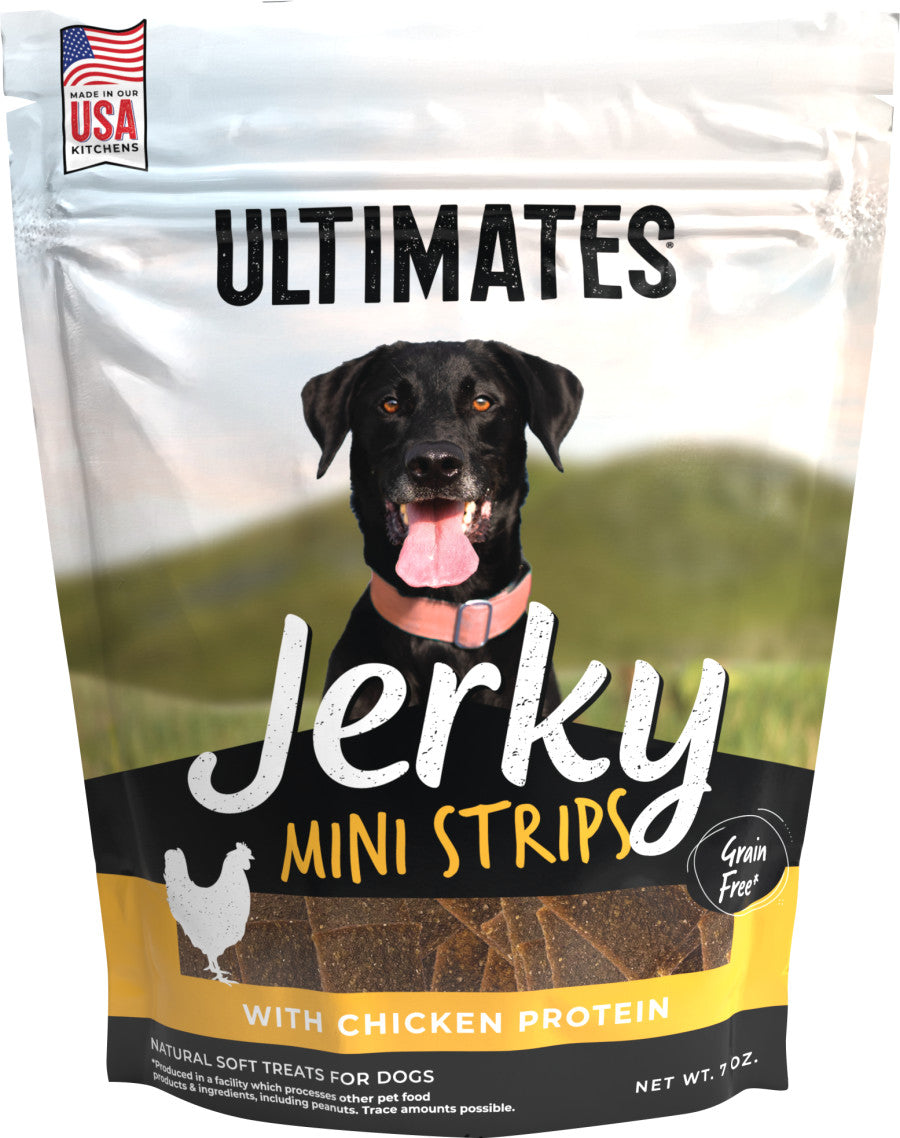 Ultimates Jerky Mini Strips Dog Treats