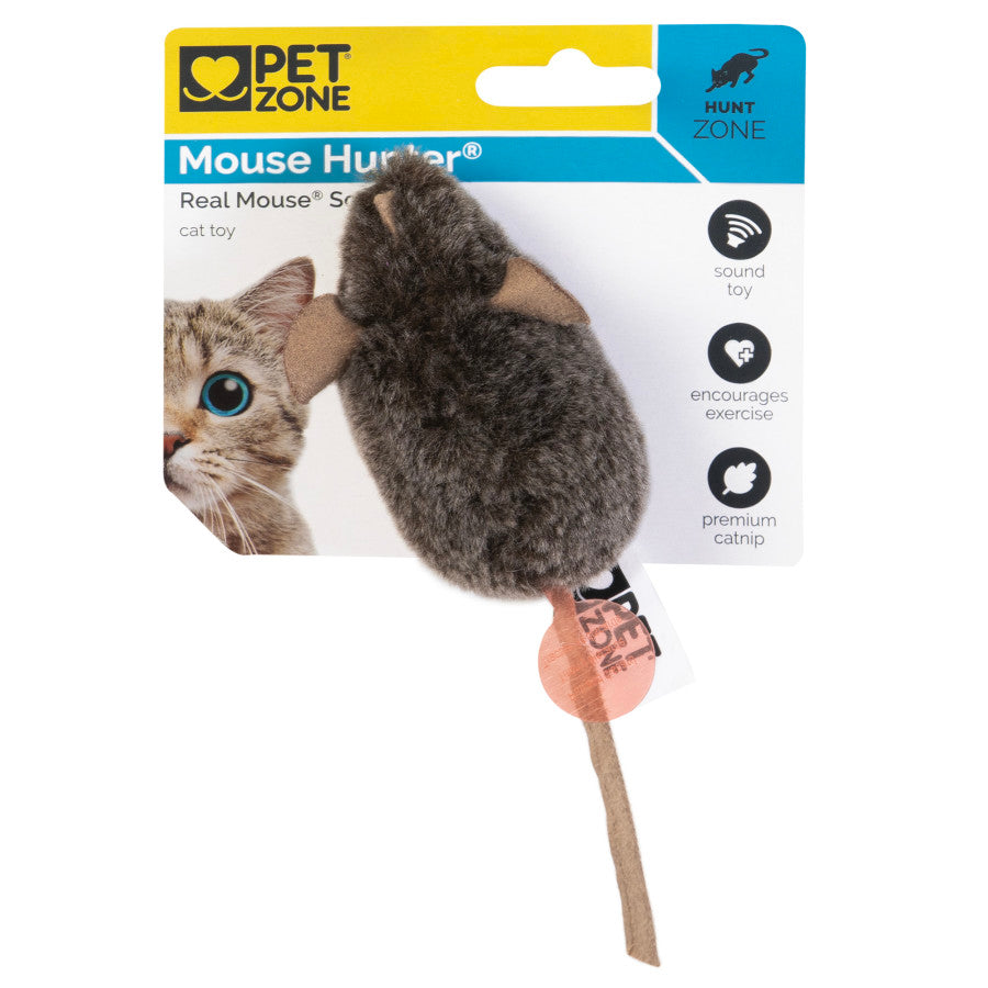 Pet Zone Products Play-N-Squeak MouseHunter Squeaking Cat Toy
